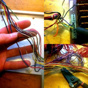 wire repairs on Moog Satellite