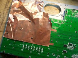 ESX-1 with pot area shielded from induction