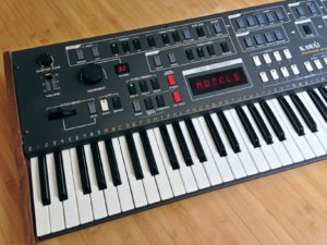 the Kawai SX-210 polyphonic synthesizer