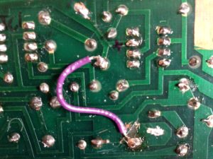 Moog factory 952 Keyboard PCB correction