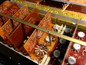 Circuit boards inside the Formanta Polivoks