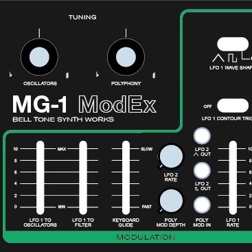 Moog MG-1 "ModEx" Modular Expansion Kit